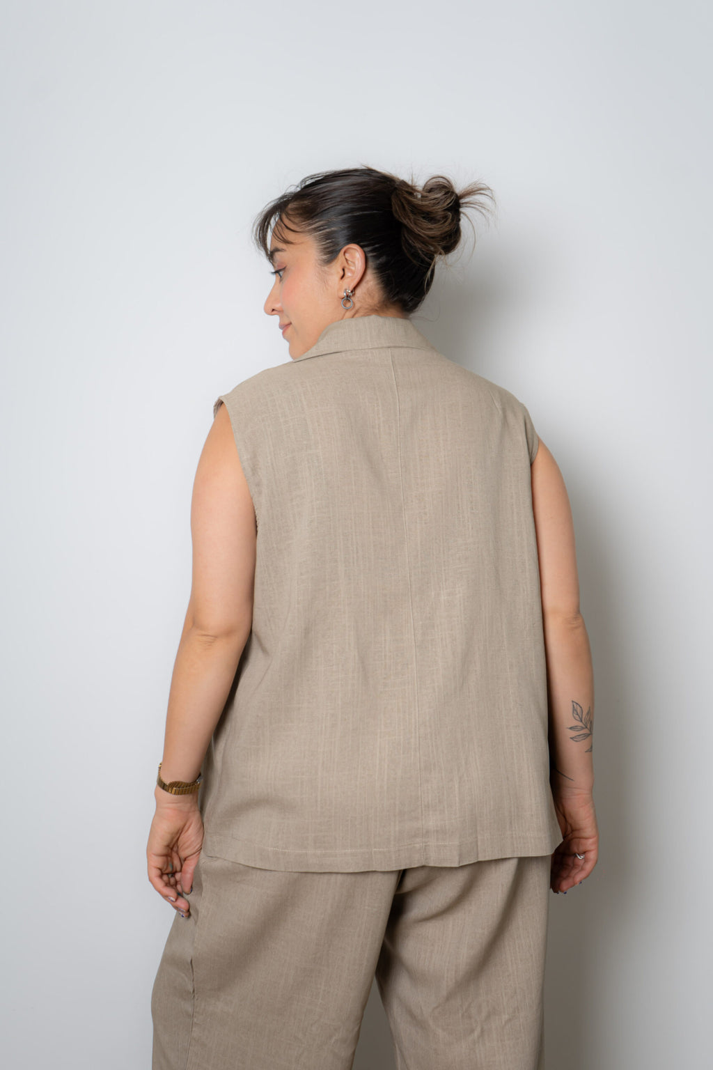 Conjunto Lino - Beige