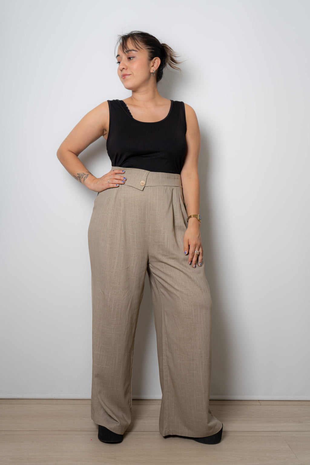 Conjunto Lino - Beige