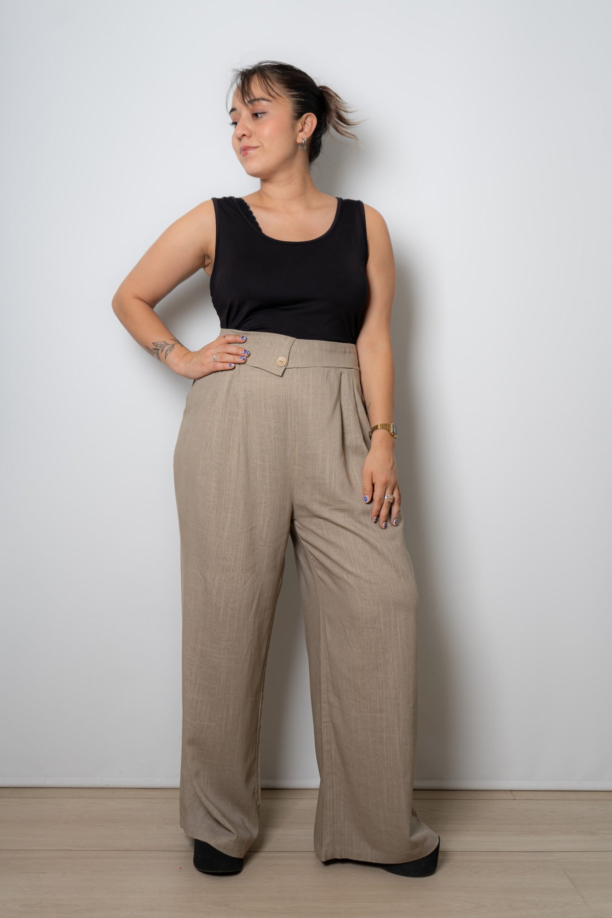 Conjunto Lino - Beige
