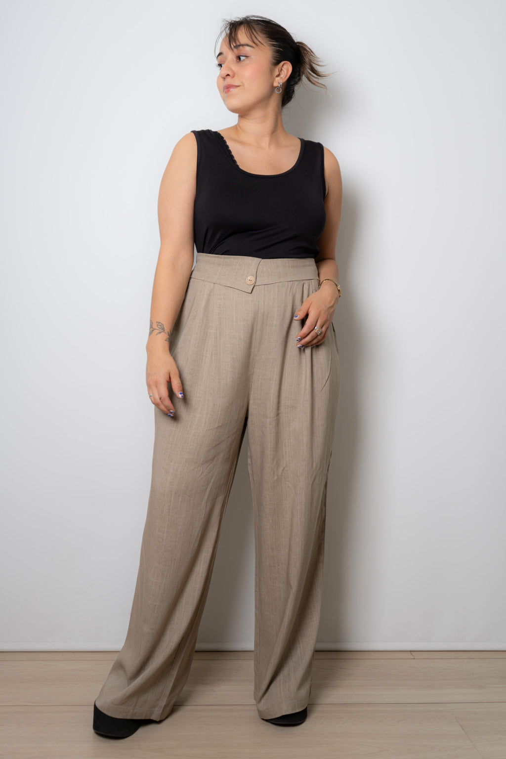 Conjunto Lino - Beige