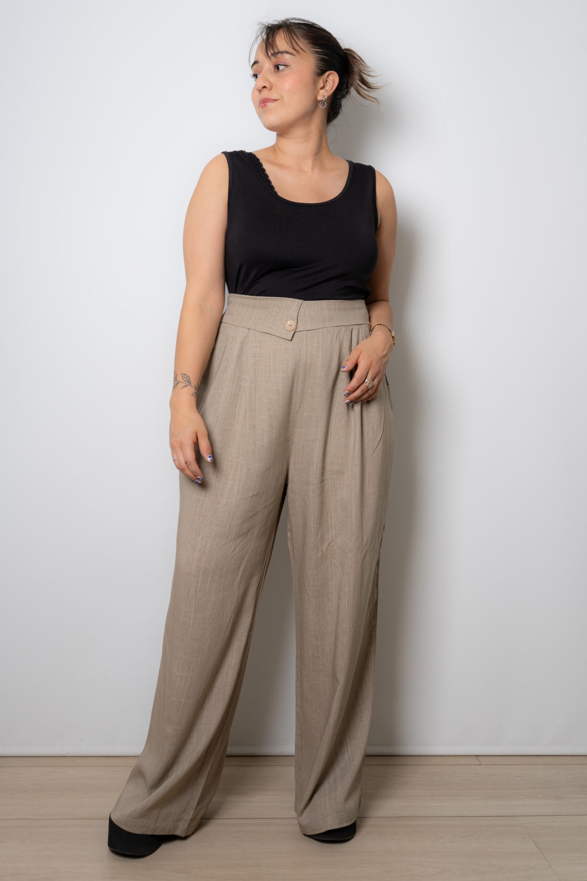 Conjunto Lino - Beige
