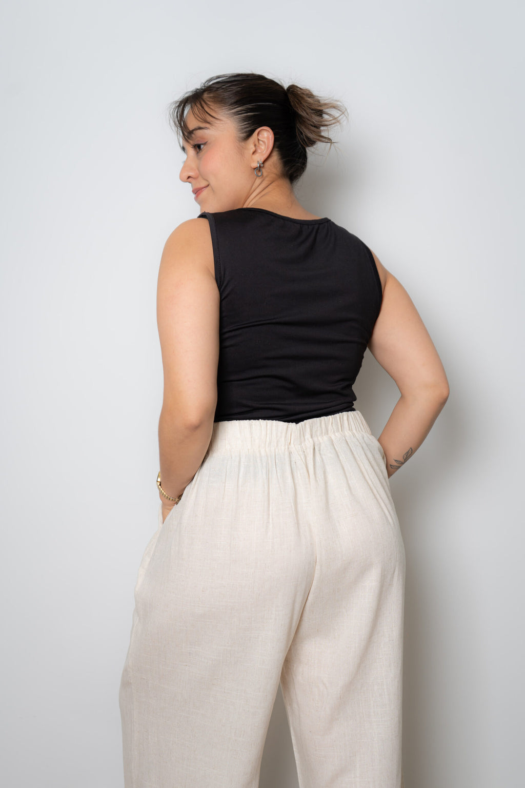 Conjunto Lino - Crema