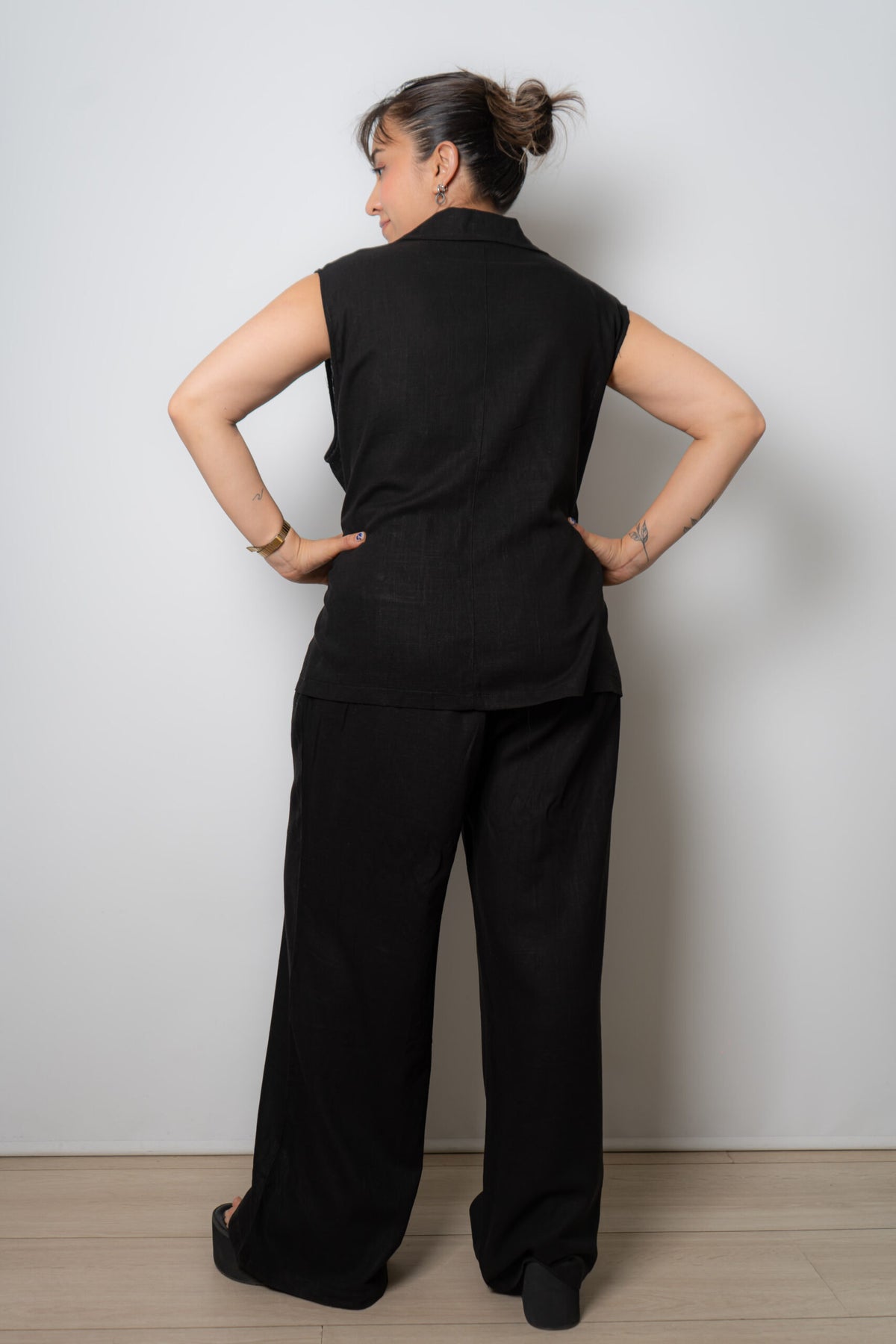 Conjunto Lino - Negro