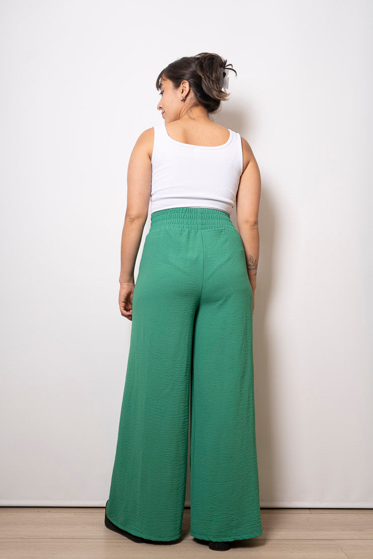 Pantalón Erika - Verde y hebilla dorada
