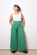 Pantalón Erika - Verde y hebilla dorada