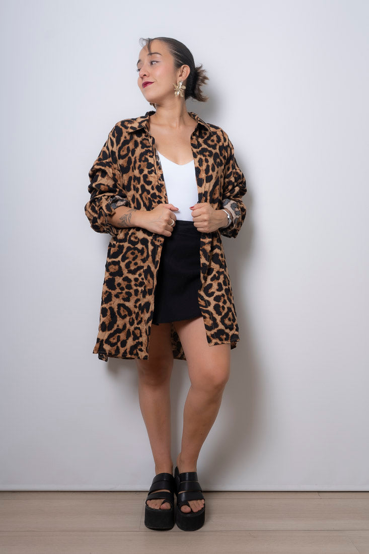 Blusa Animal Print - leopardo