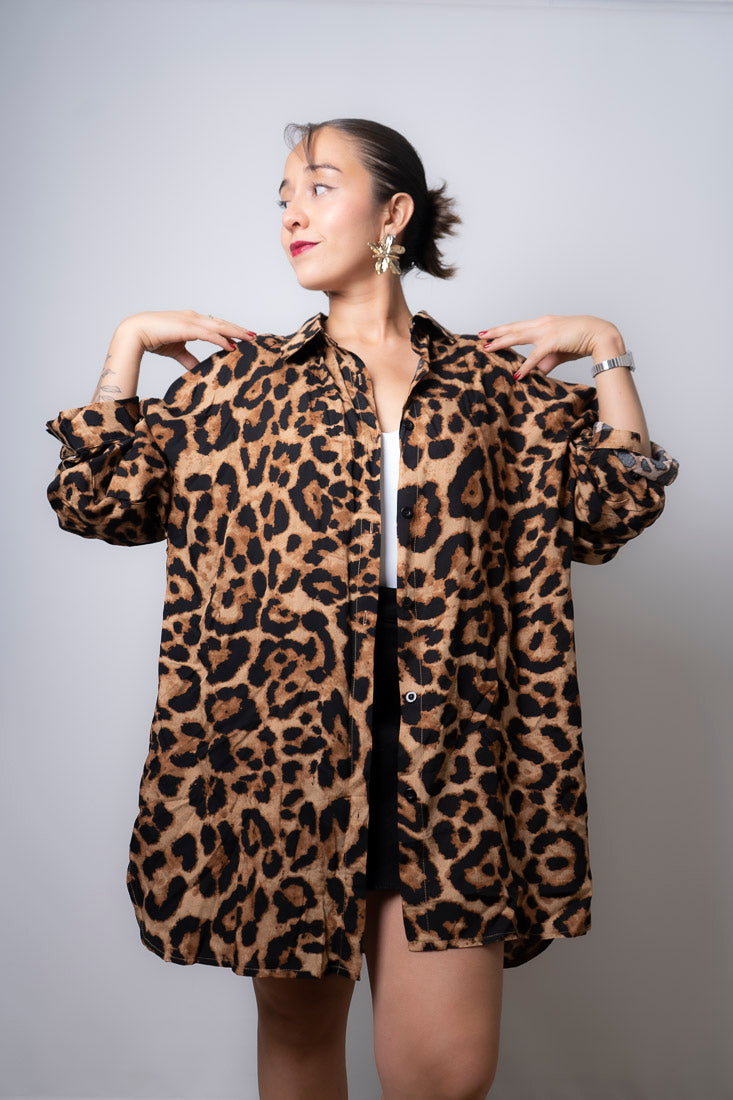 Blusa Animal Print - leopardo