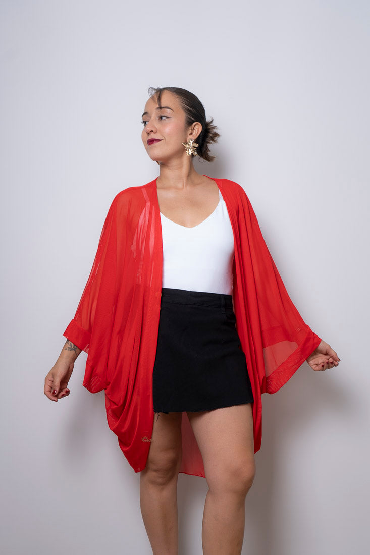 Tapado Transparencia - Rojo
