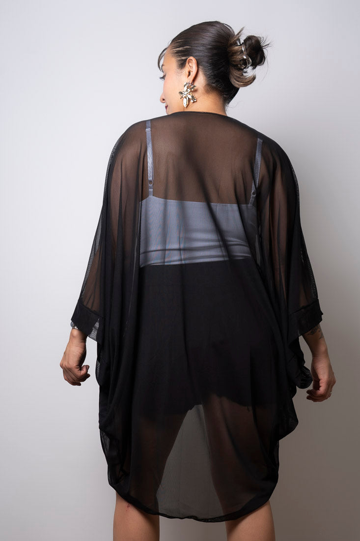 Tapado Transparencia - Negro