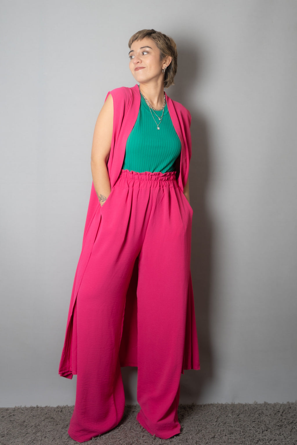 Conjunto Fucsia - conjunto 2 piezas