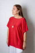 Polera algodón Emilia - Rojo