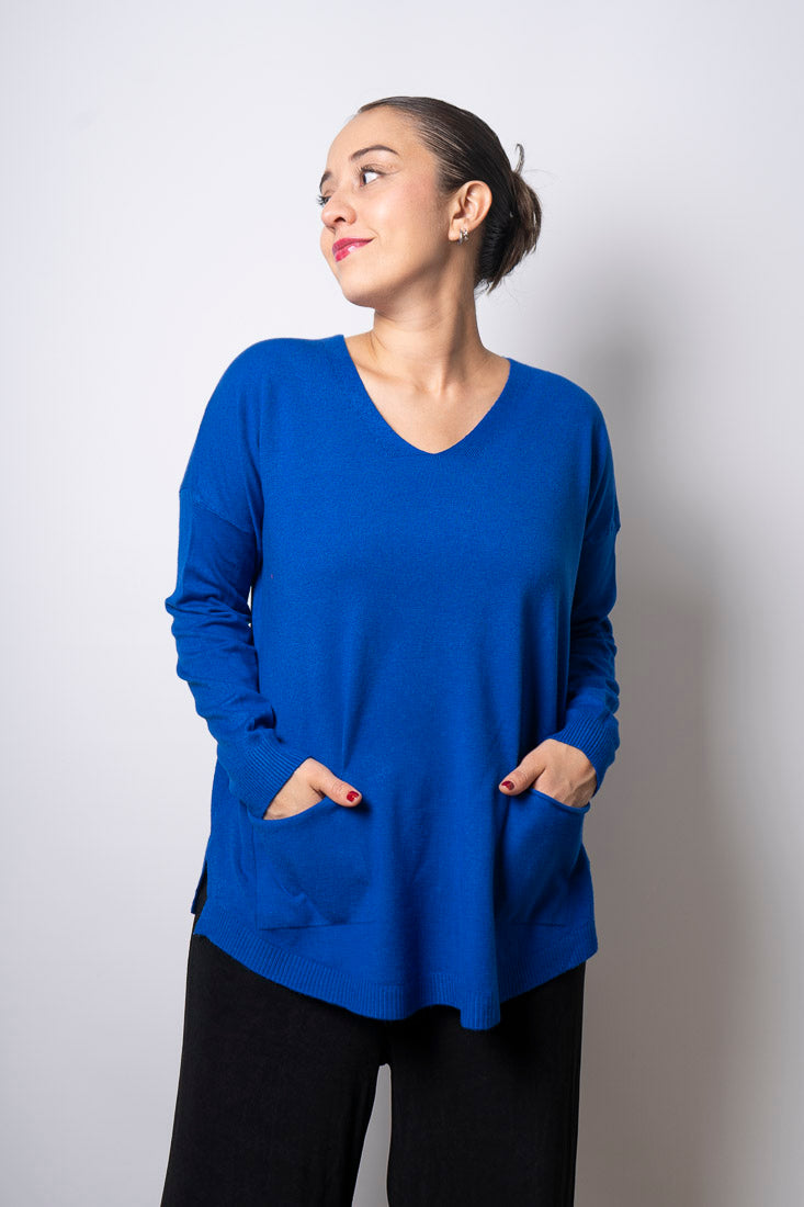Sweater Lina - Azul