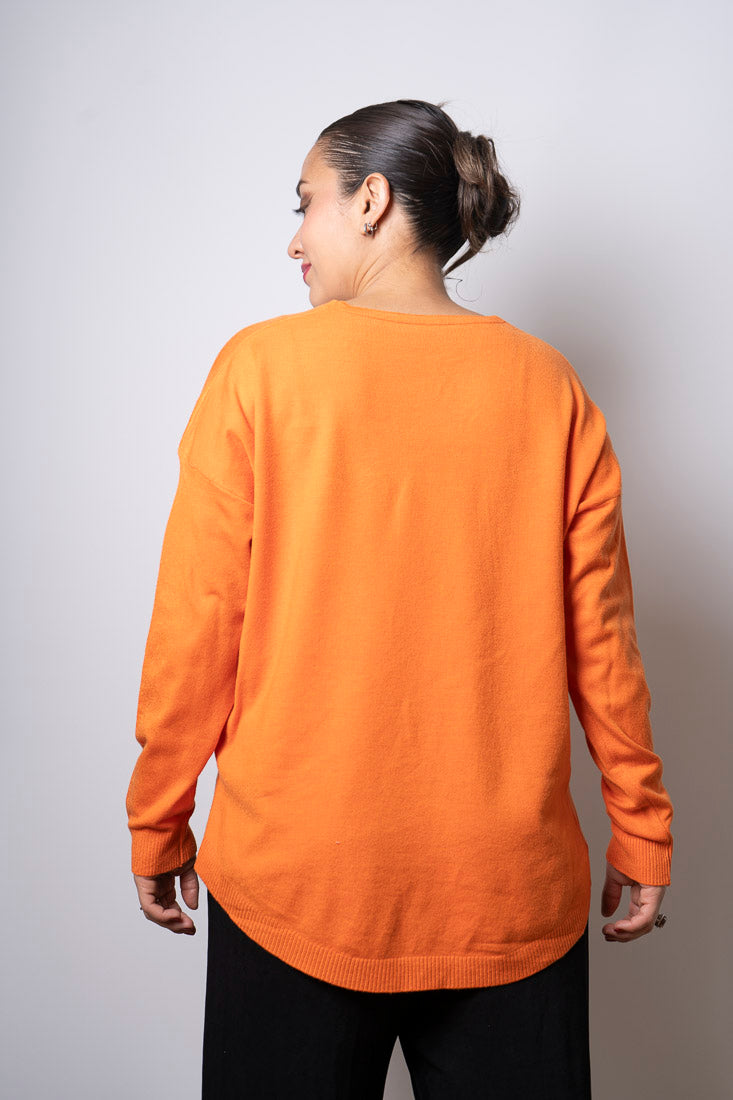 Sweater Lina - Naranjo