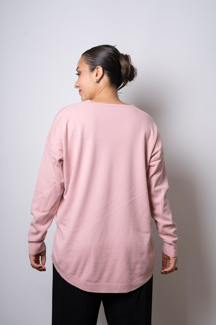 Sweater Lina - Rosado