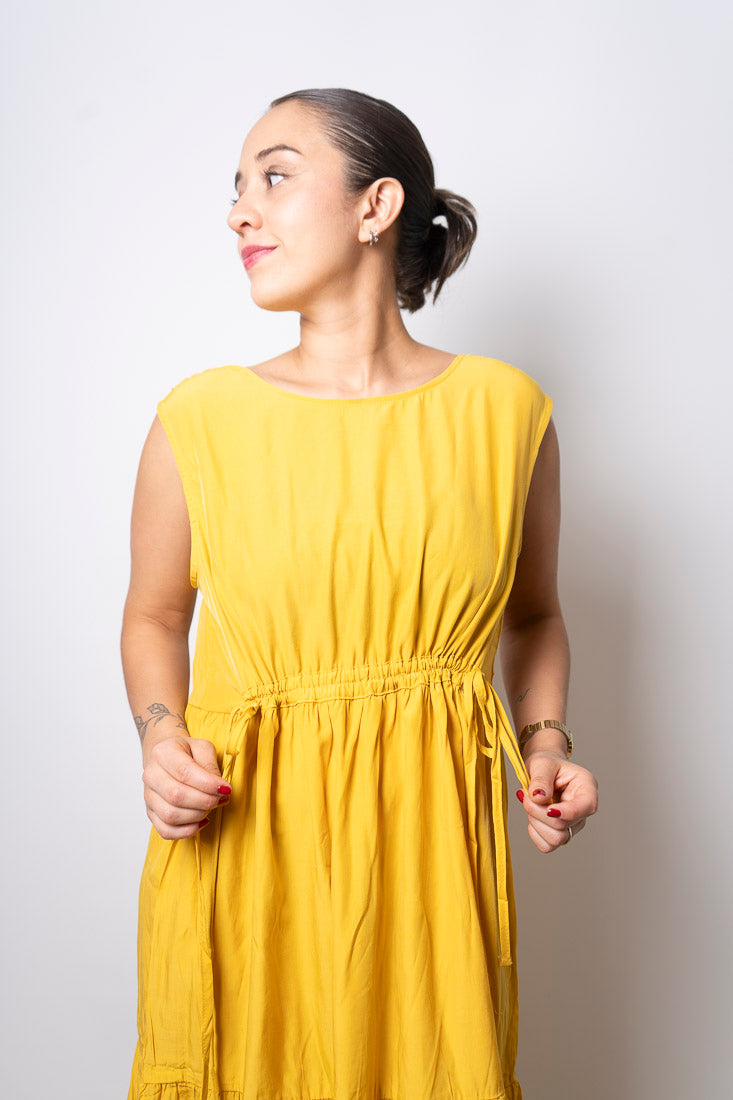 Vestido Largo Emi - Amarillo