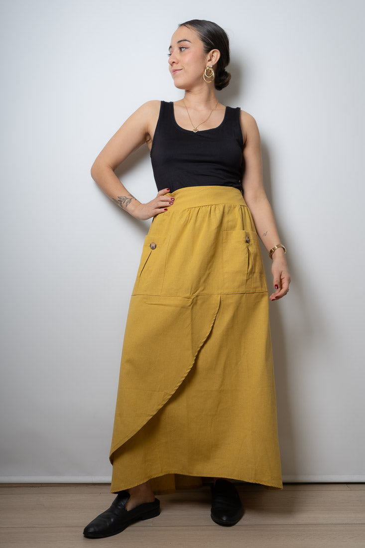 Falda Cala - Amarillo mostaza