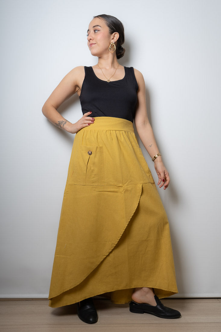 Falda Cala - Amarillo mostaza