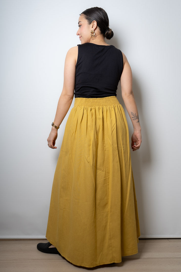 Falda Cala - Amarillo mostaza