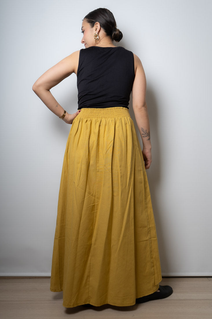 Falda Cala - Amarillo mostaza