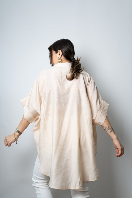 Blusa argollas - Amarillo claro