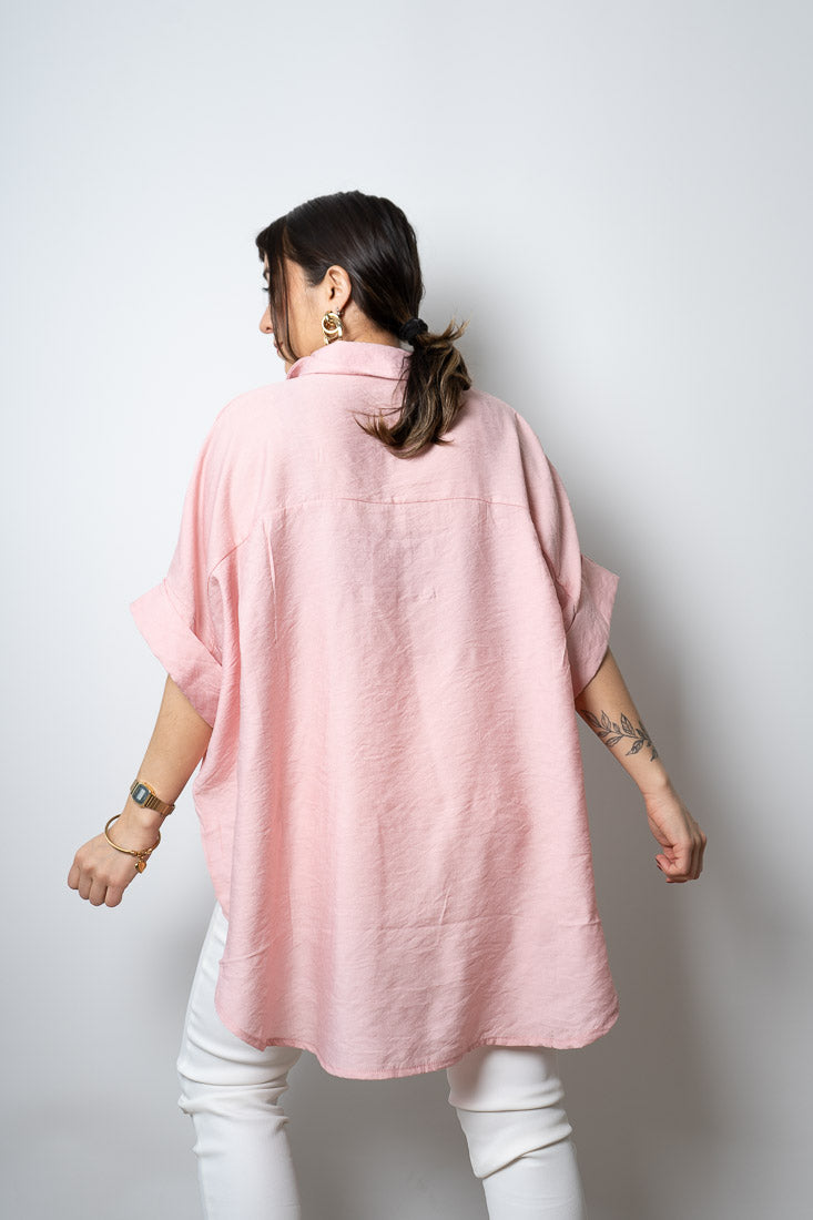 Blusa argollas - Rosado