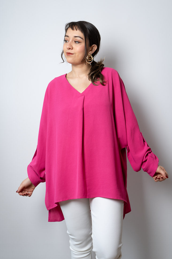 Blusa Carmina - Fucsia