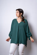 Blusa Carmina - Verde oscuro