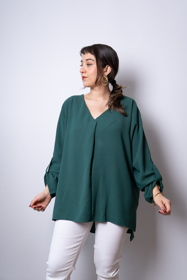 Blusa Carmina - Verde oscuro