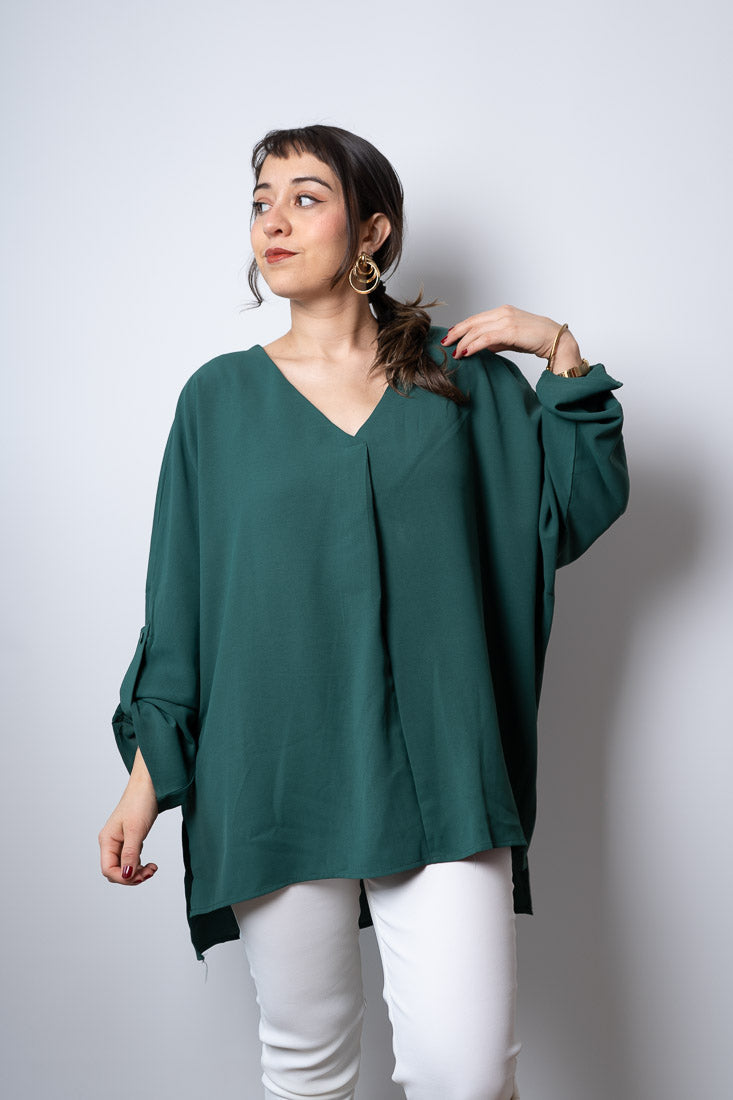 Blusa Carmina - Verde oscuro