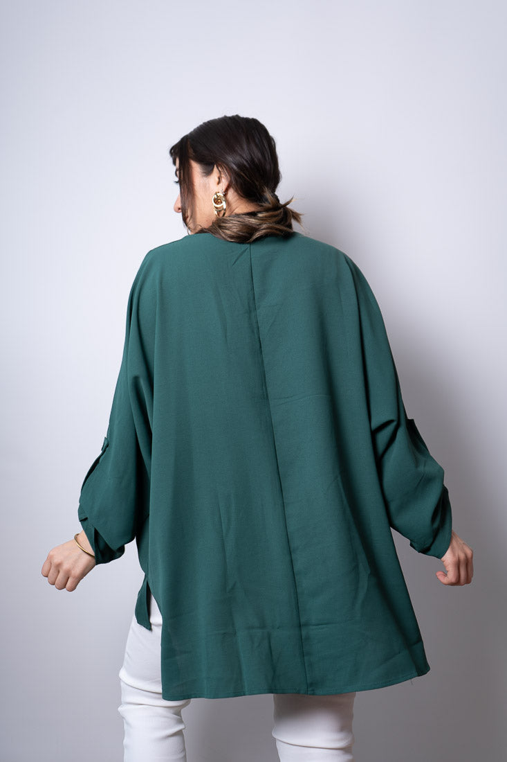 Blusa Carmina - Verde oscuro