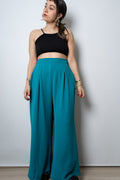 Pantalon Palazzo Aurora - Turquesa