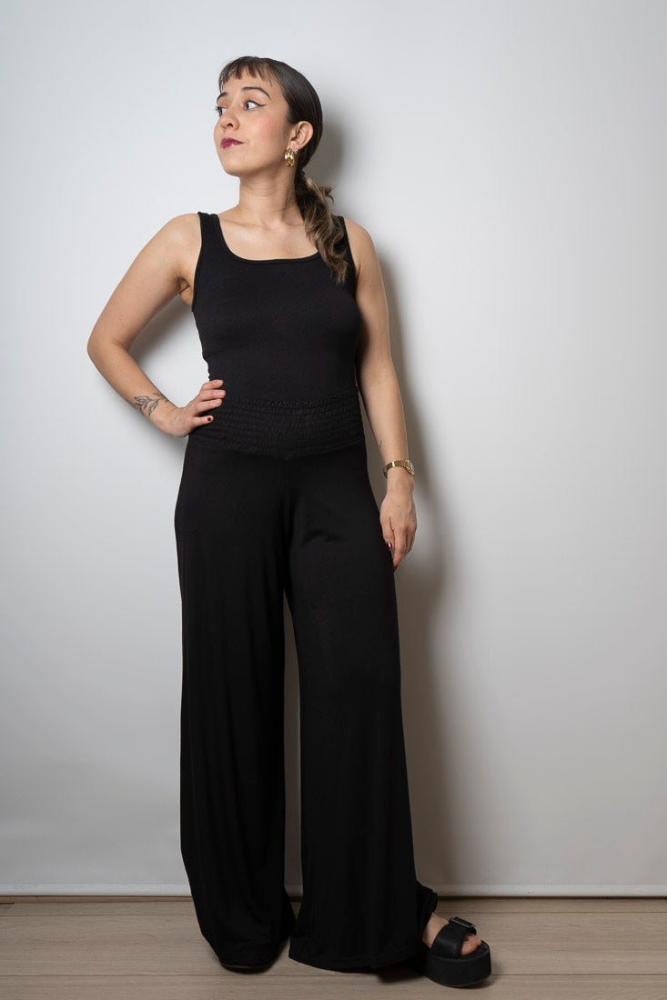 Pantalón algodón - Confección nacional - Negro