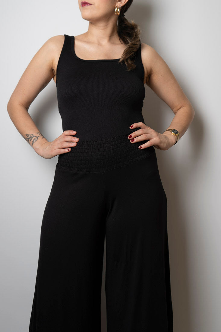 Pantalón algodón - Confección nacional - Negro