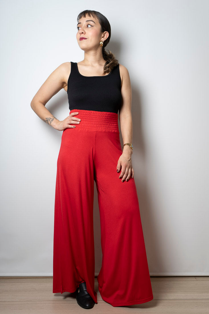 Pantalón algodón - Confección nacional - Rojo