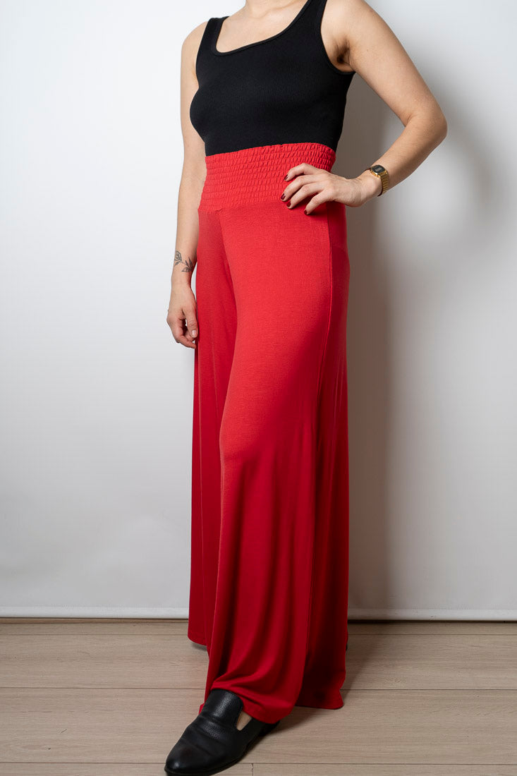 Pantalón algodón - Confección nacional - Rojo