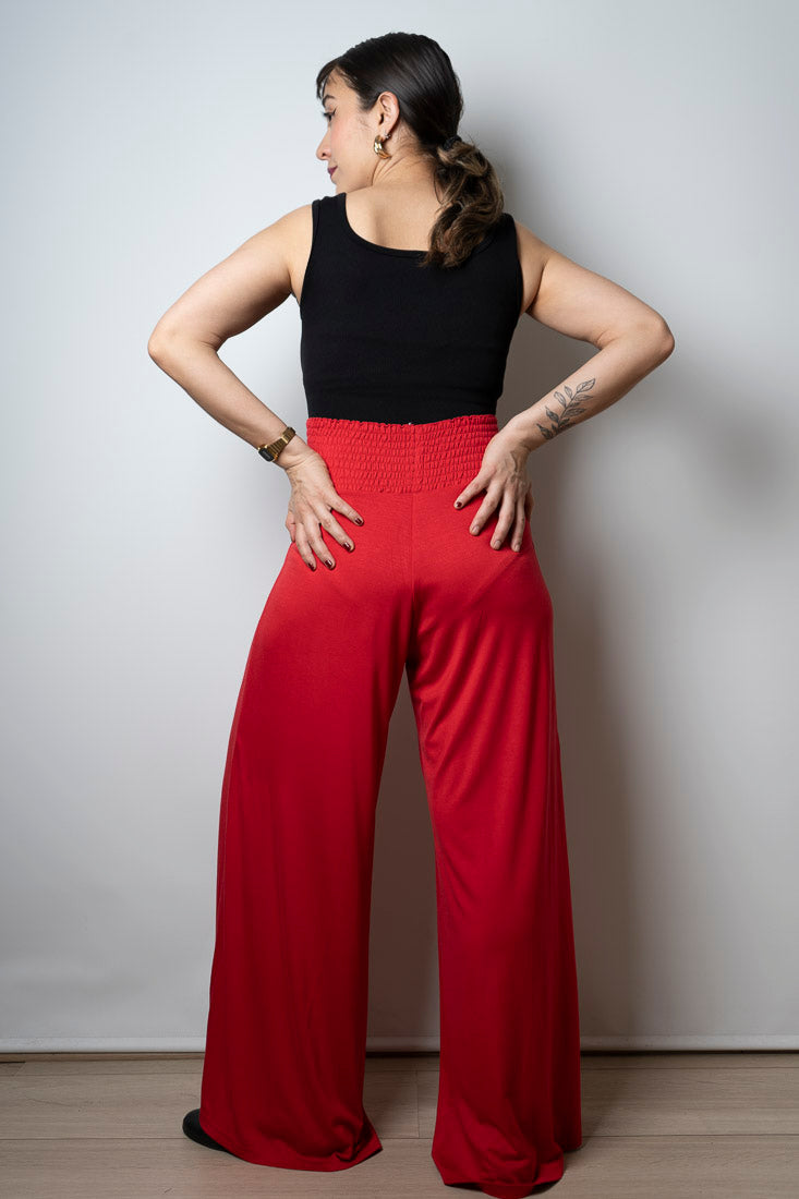 Pantalón algodón - Confección nacional - Rojo