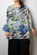 Blusa Alicia diseño - tonos azules y verdes