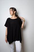 Polera algodón Emilia - Negro