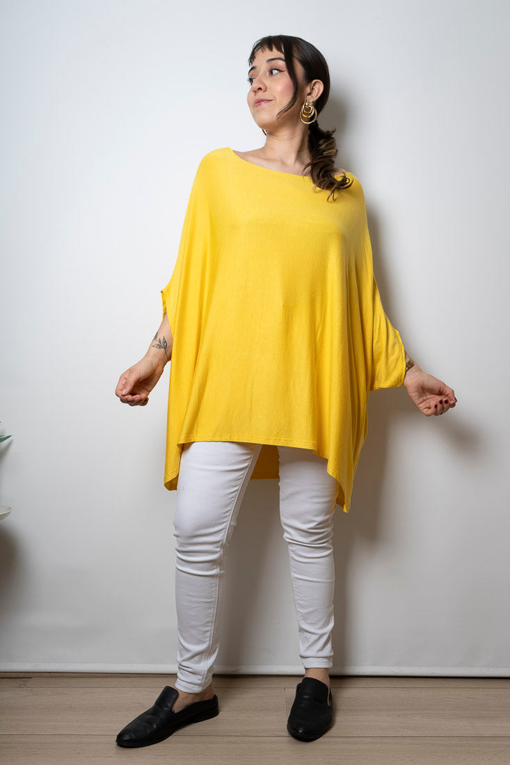 Polera Monica - Amarillo -  manga corta