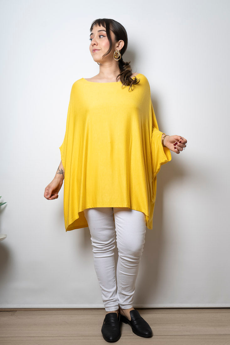 Polera Monica - Amarillo -  manga corta