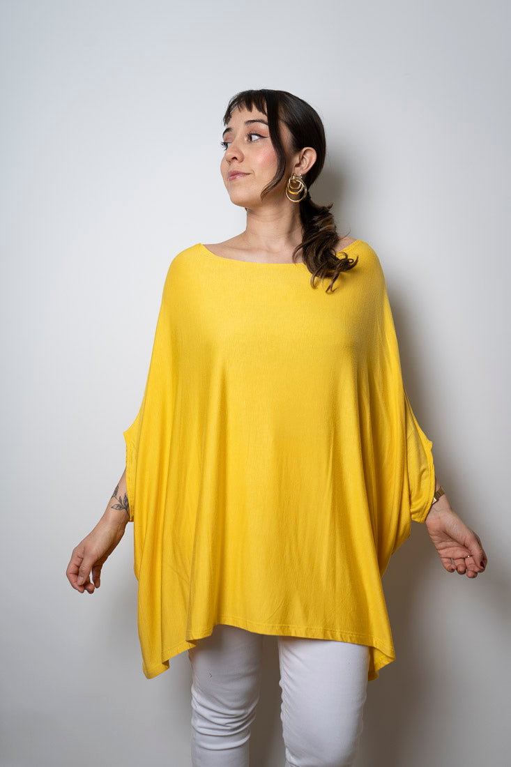 Polera Monica - Amarillo -  manga corta