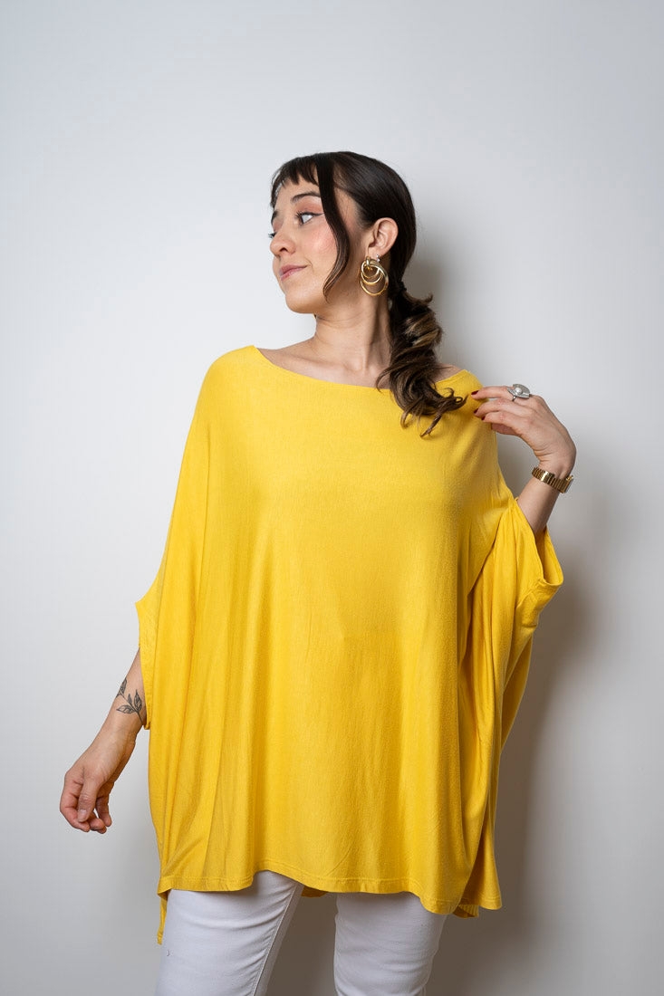 Polera Monica - Amarillo -  manga corta