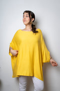 Polera Monica - Amarillo -  manga corta