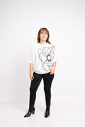 Sweater Flor - Crudo