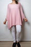 Polera Monica - Rosado  manga corta