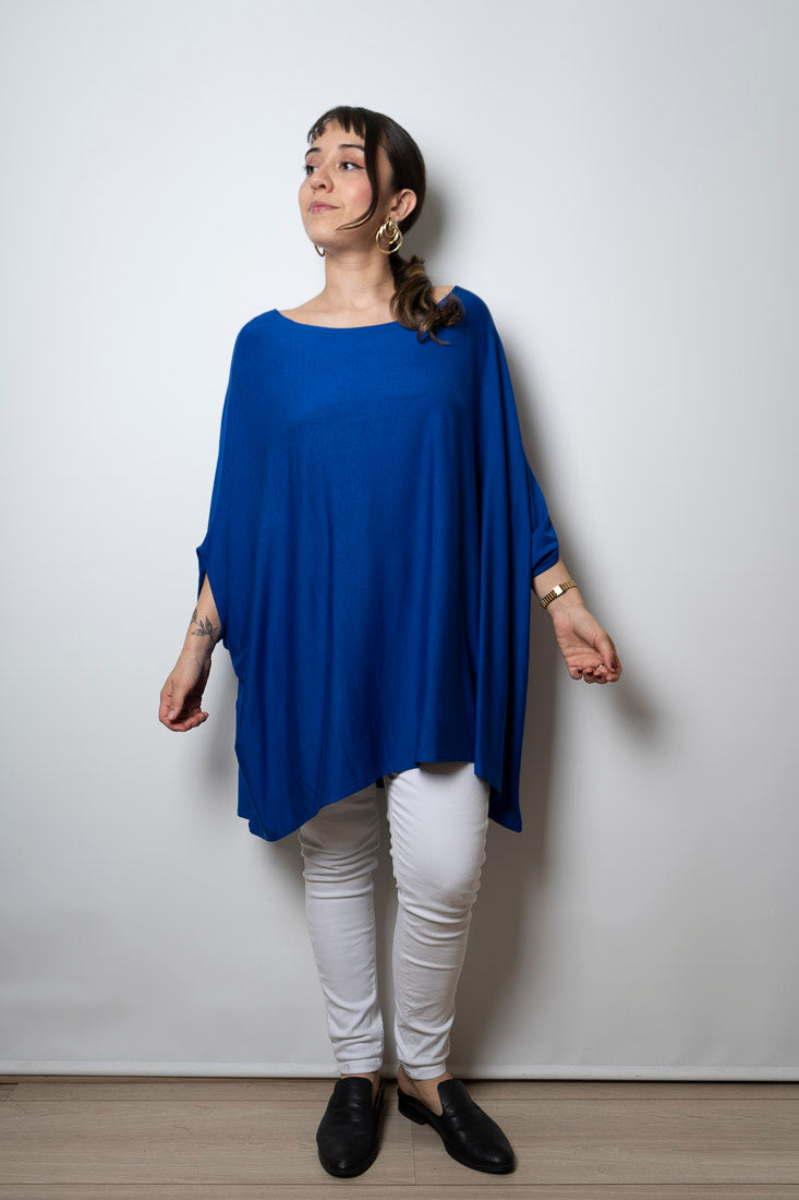 Polera Monica - Azul - manga corta