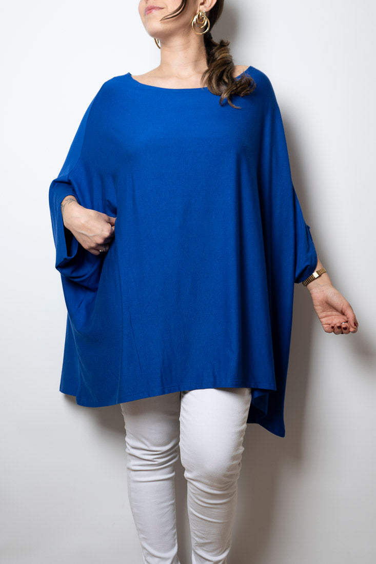 Polera Monica - Azul - manga corta
