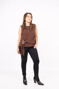 Sweater sin mangas - Olivia -  Cafe
