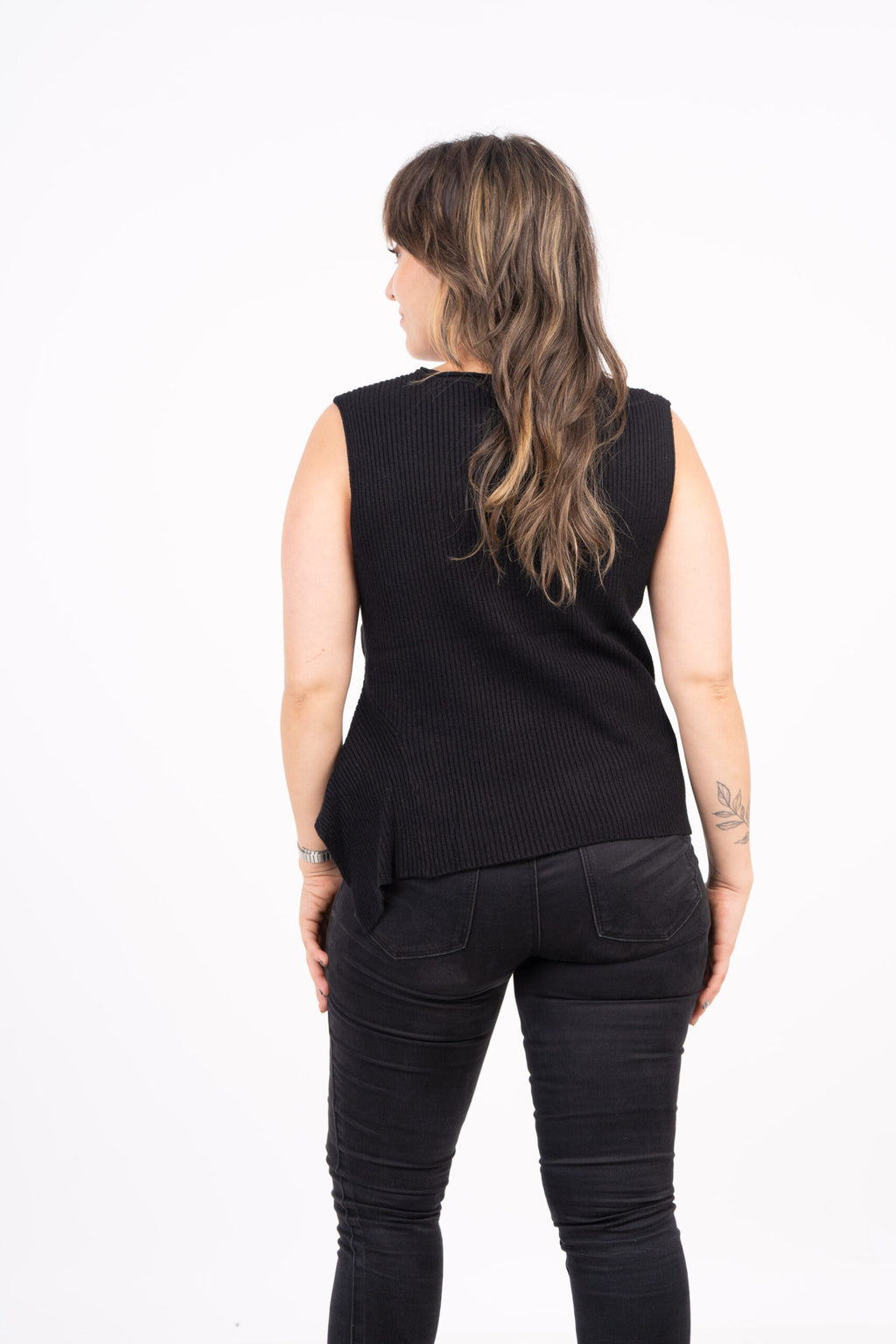 Sweater sin mangas - Olivia - Negro