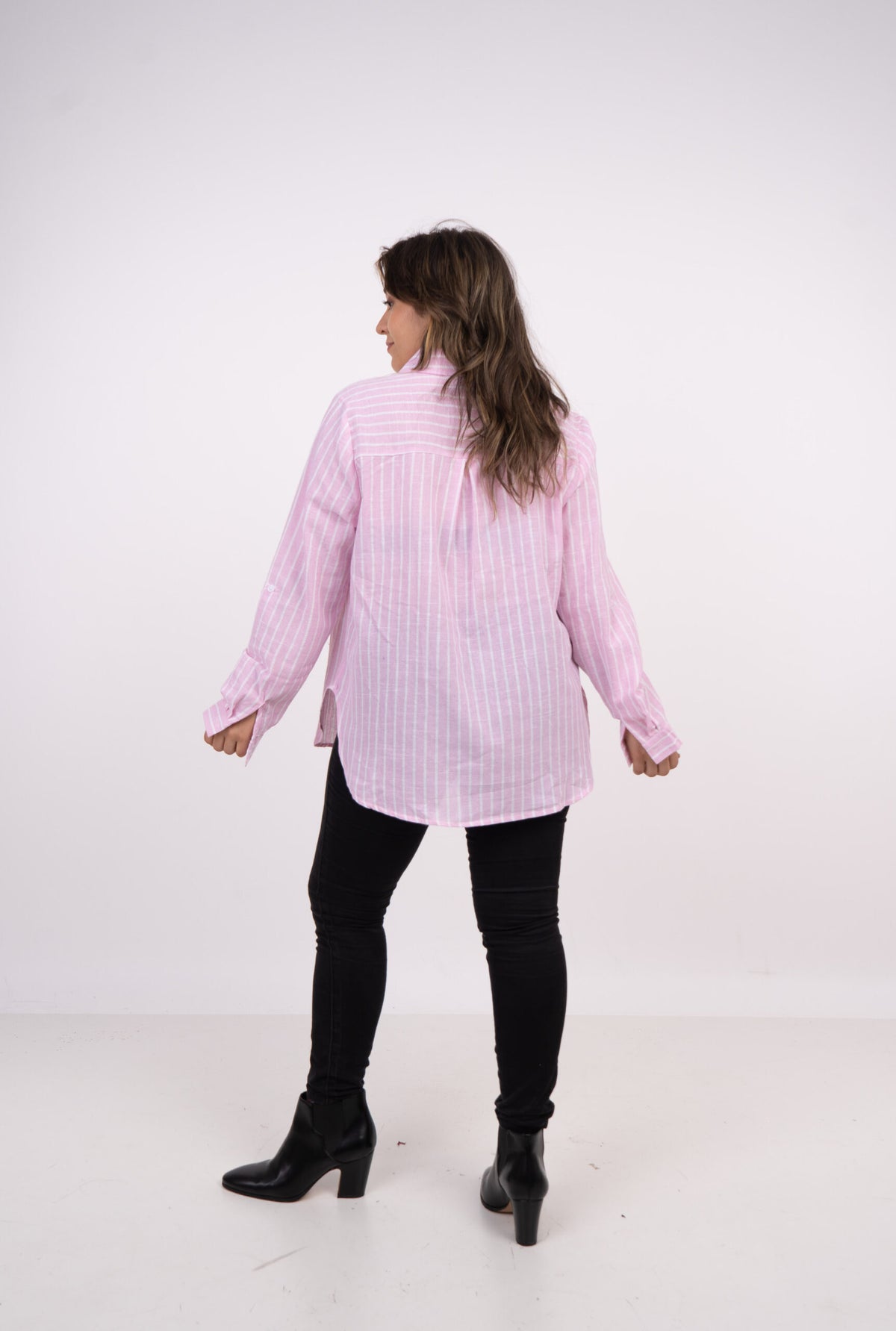 Blusa Rayada - Rosada
